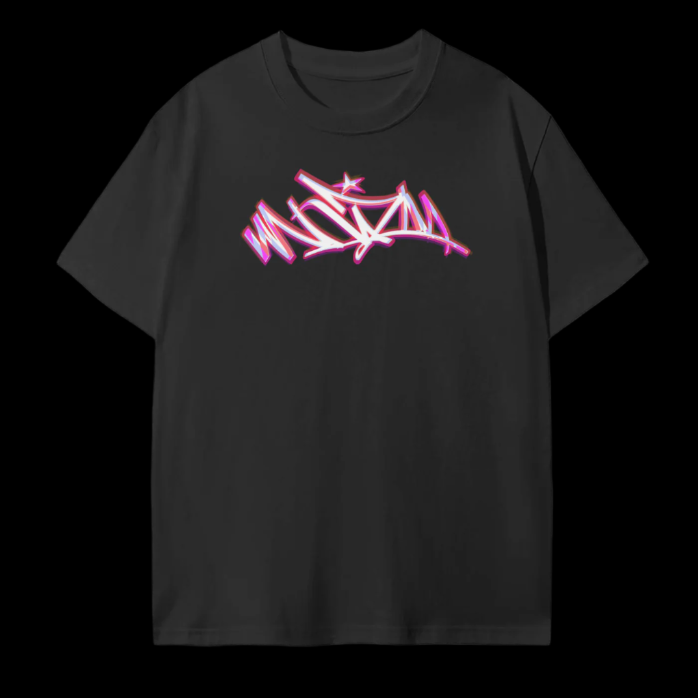 MUZLM PINK LEGACY LOGO TEE